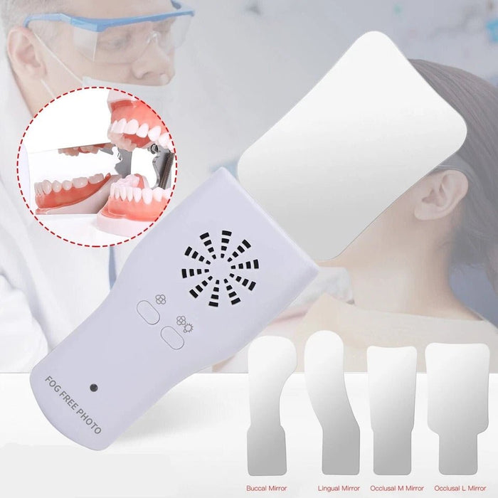Sistema de fotografía intraoral dental Espejo oclusal 4* Espejo antivaho LED - Quierox - Tienda Online