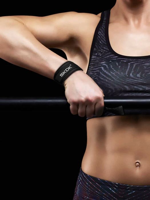 SKDK 1 par de parches decorativos con letras de poliéster para protección de muñecas - Quierox - Tienda Online