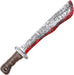 Skeleteen Bloody Machete de Halloween - Cuchillo de sangrado realista falso juguete - Quierox - Tienda Online