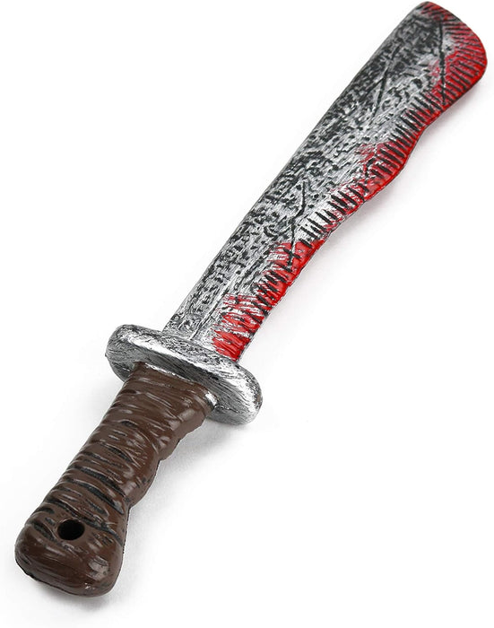 Skeleteen Bloody Machete de Halloween - Cuchillo de sangrado realista falso juguete - Quierox - Tienda Online