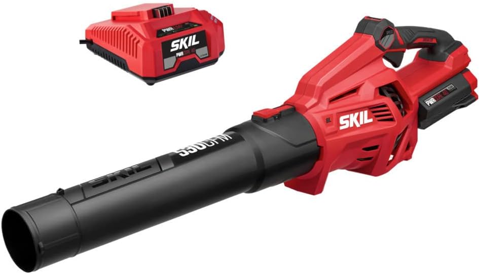 SKIL PWR CORE 40 - Kit de soplador de hojas inalámbrico sin escobillas de 40 V 530 CFM - Quierox - Tienda Online