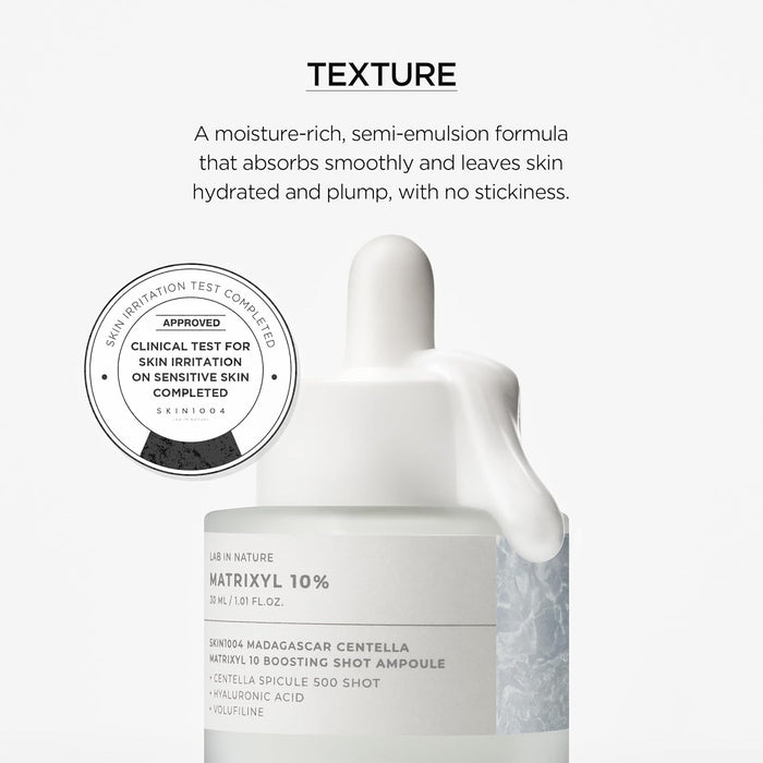 SKIN1004 Matrixyl 10% Boosting Shot Ampolla, Suero de Ácido Hialurónico y Espícula - Quierox - Tienda Online