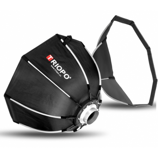 Softbox Triopo K2 55cm parabólica de apertura rápida Bowens - Quierox - Tienda Online