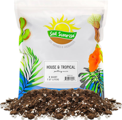 Soil Sunrise Mezcla para macetas de plantas tropicales, ideal para jardinería - Quierox - Tienda Online