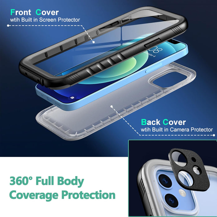 SOKUSIN Funda impermeable para iPhone 13 Mini, funda protectora de cuerpo completo - Quierox - Tienda Online