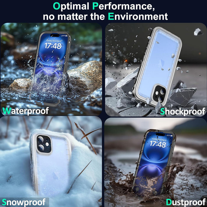 SOKUSIN Funda impermeable para iPhone 13 Mini, funda protectora de cuerpo completo - Quierox - Tienda Online