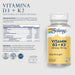 Solaray Vitamina D3 125 mcg + K2 50 mcg 60 cápsulas - Quierox - Tienda Online