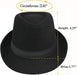 Sombrero clásico a cuadros Manhattan estructurado Gangster Trilby Fedora - Quierox - Tienda Online