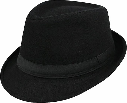 Sombrero clásico a cuadros Manhattan estructurado Gangster Trilby Fedora - Quierox - Tienda Online