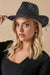 Sombrero cowboy negro efecto paja - Quierox - Tienda Online