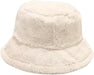 Sombrero de cubo esponjoso de invierno mullido de piel peluda de felpa para mujer - Quierox - Tienda Online