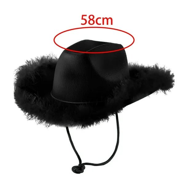 Sombrero de vaquero de fiesta para mujer cómodo para exteriores - Quierox - Tienda Online