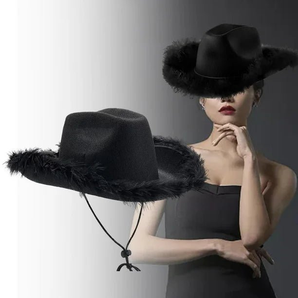 Sombrero de vaquero de fiesta para mujer cómodo para exteriores - Quierox - Tienda Online
