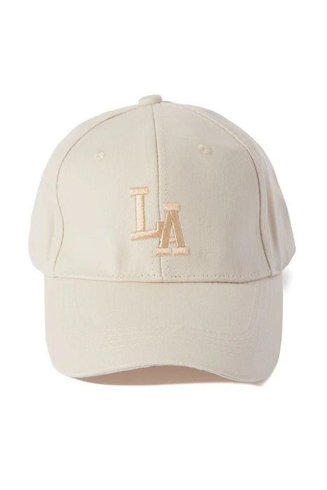 Sombrero LA Representando Béisbol - Nude - Quierox - Tienda Online