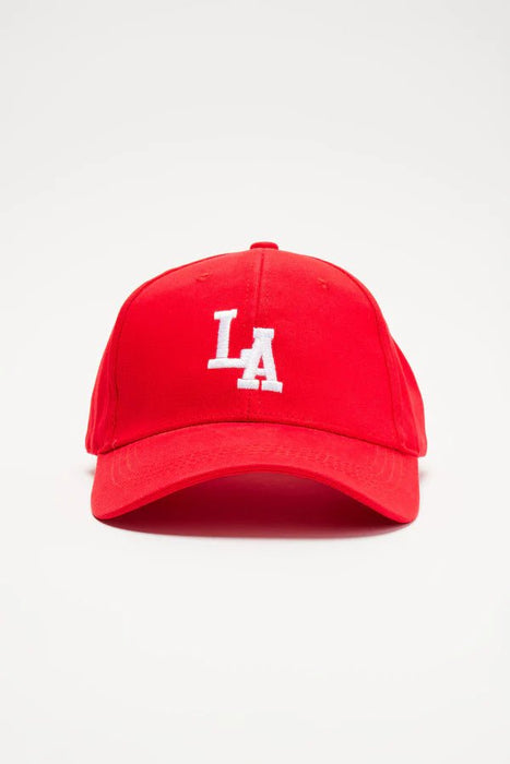 Sombrero LA Representando Béisbol - Rojo - Quierox - Tienda Online