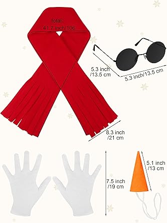 SOMSOC Paquete de 8 disfraces de invierno helado de muñeco de nieve - Quierox - Tienda Online