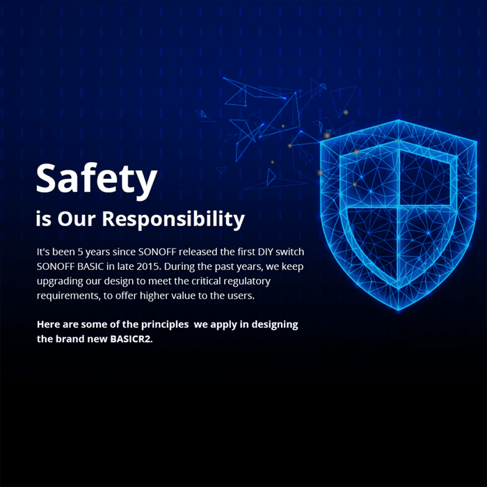 Sonoff Basic R2 RFR2 Wi - Fi 433 MHz Interruptor inteligente Controlador de luz Control de voz - Quierox - Tienda Online