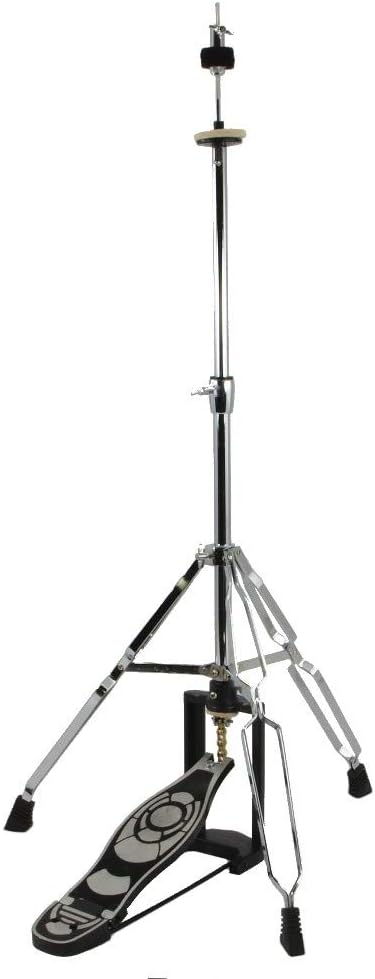 Soporte alto para címbalo con doble brazo, cromado - Quierox - Tienda Online