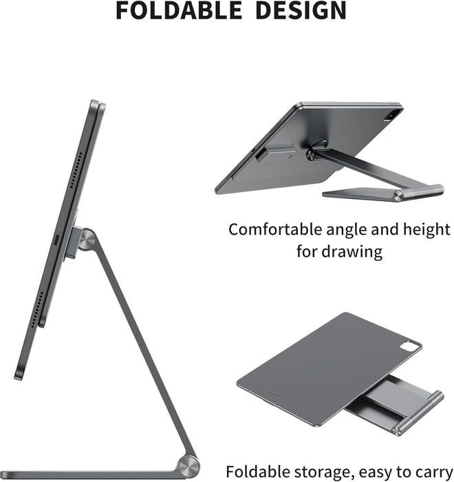 Soporte de carga inalámbrico magnético para iPad Pro 12.9 (3ª/4ª/5ª/6ª) y iPad Air 13 (M2/M3) - Quierox - Tienda Online
