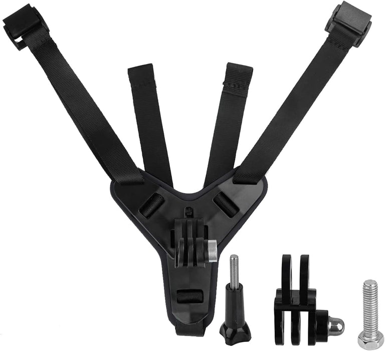 Soporte de correa de barbilla para casco de motocicleta compatible con GoPro Hero 13, 12... - Quierox - Tienda Online