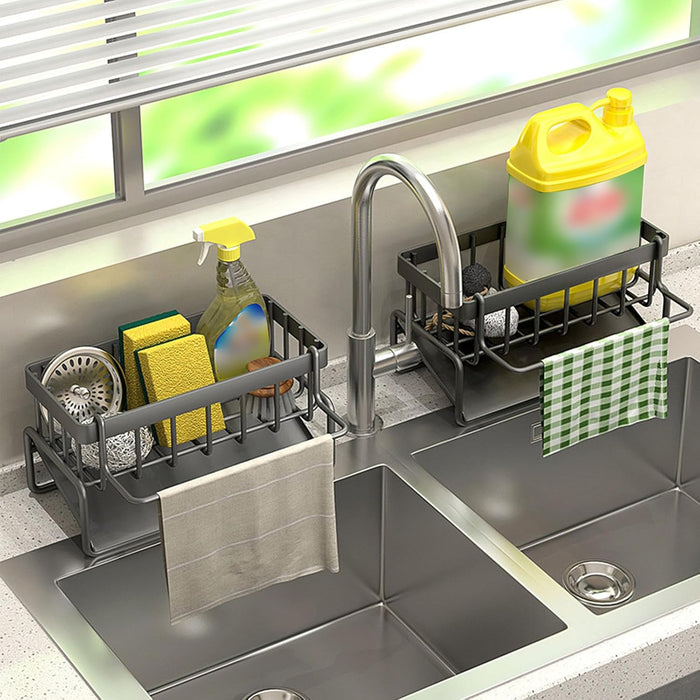 Soporte de esponja para fregadero de cocina, organizador de fregadero - Quierox - Tienda Online