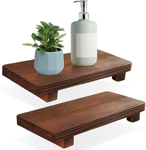 Soporte de madera DEBETOOL para exhibición decorativa - 2 jaboneras de madera para encimera de cocina y lavabo - Quierox - Tienda Online