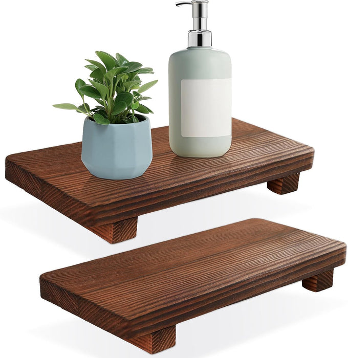 Soporte de madera DEBETOOL para exhibición decorativa - 2 jaboneras de madera para encimera de cocina y lavabo - Quierox - Tienda Online