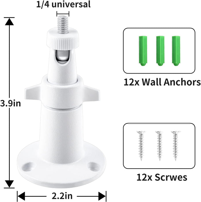 Soporte de montaje universal para cámara de seguridad, para interiores y exteriores - Quierox - Tienda Online
