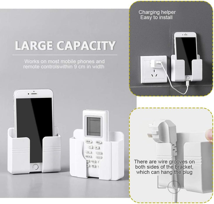 Soporte de pared adhesivo de carga para teléfono celular, 4 piezas - Quierox - Tienda Online