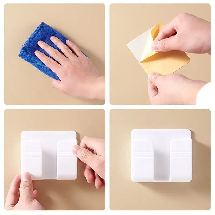 Soporte de pared adhesivo de carga para teléfono celular, 4 piezas - Quierox - Tienda Online