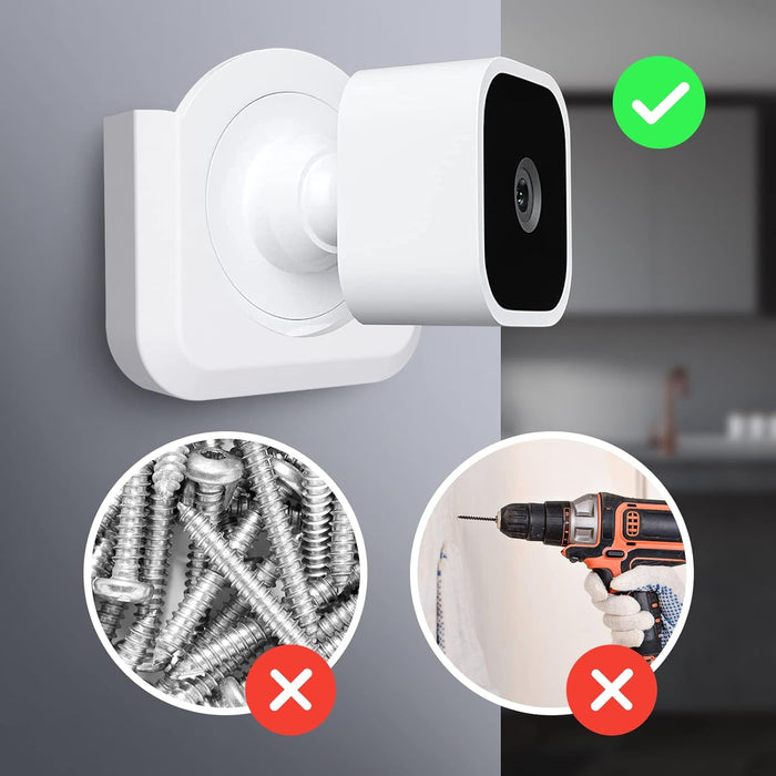 Soporte de pared adhesivo para cámara interior Blink Mini, soporte de pared adhesivo resistente - Quierox - Tienda Online