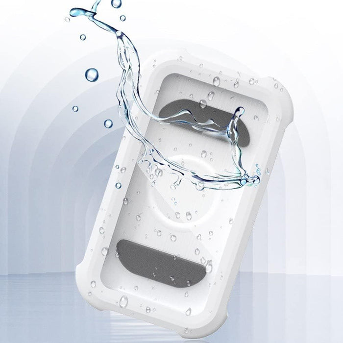 Soporte De Teléfono De Ducha Impermeable De Pared Ajustable De Ángulo De Rotación De 360 ° - Quierox - Tienda Online