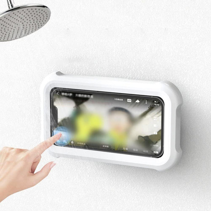 Soporte De Teléfono De Ducha Impermeable De Pared Ajustable De Ángulo De Rotación De 360 ° - Quierox - Tienda Online