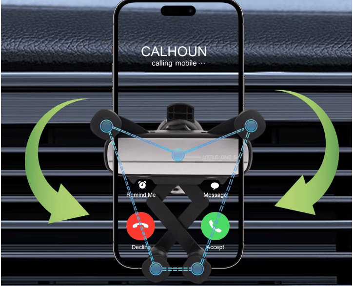 Soporte de teléfono móvil para coche, accesorio con Clip de ventilación de aire - Quierox - Tienda Online