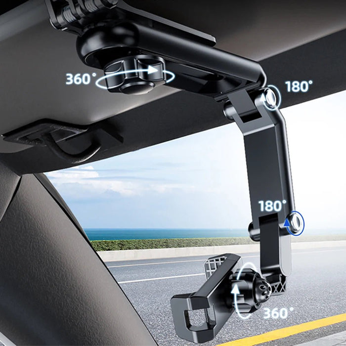 Soporte giratorio de 360° para teléfono móvil para parasol de coche - Quierox - Tienda Online