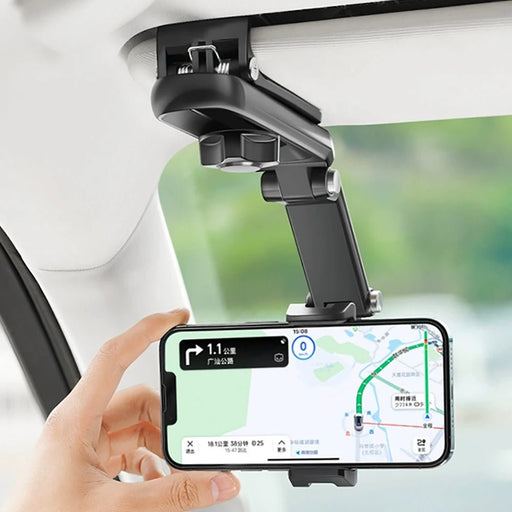 Soporte giratorio de 360° para teléfono móvil para parasol de coche - Quierox - Tienda Online