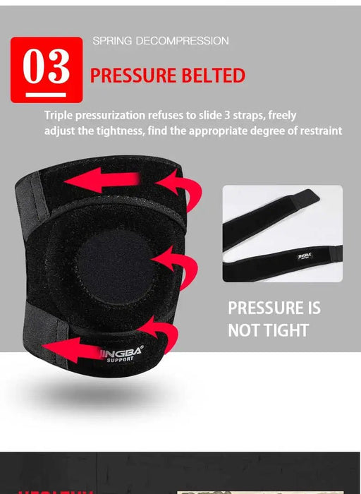 Soporte JINGBA 1pcs Rodillera deportiva para fitness Protector de rótulas - Quierox - Tienda Online