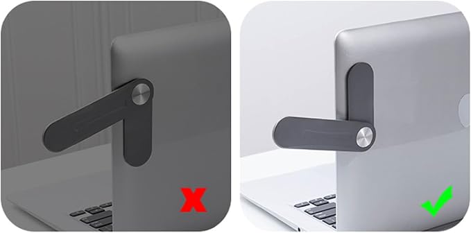 Soporte lateral ajustable para pantalla de portátil - Quierox - Tienda Online