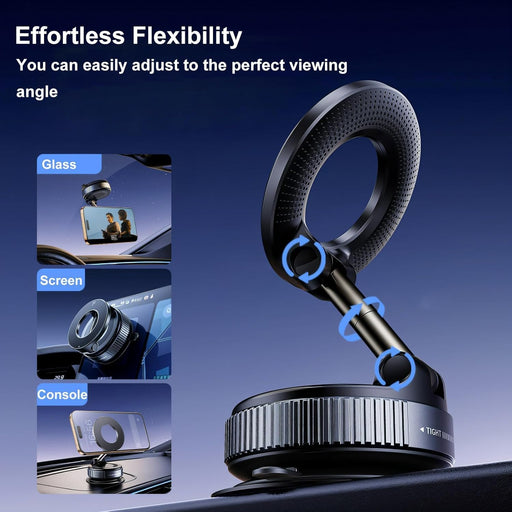 Soporte magnético plegable de 180° y 360° para teléfono, ideal para coche, gimnasio o viajes - Quierox - Tienda Online