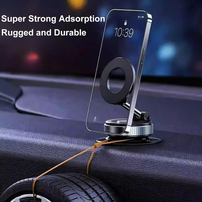 Soporte magnético plegable de 180° y 360° para teléfono, ideal para coche, gimnasio o viajes - Quierox - Tienda Online