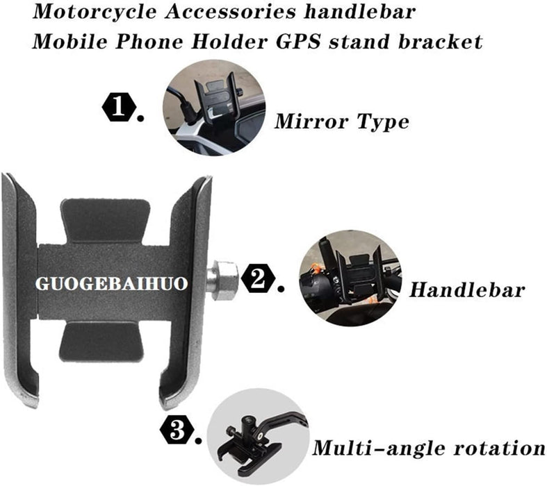 Soporte Motocicleta, Universal Motocicleta Manillar Teléfono Móvil Soporte - Quierox - Tienda Online