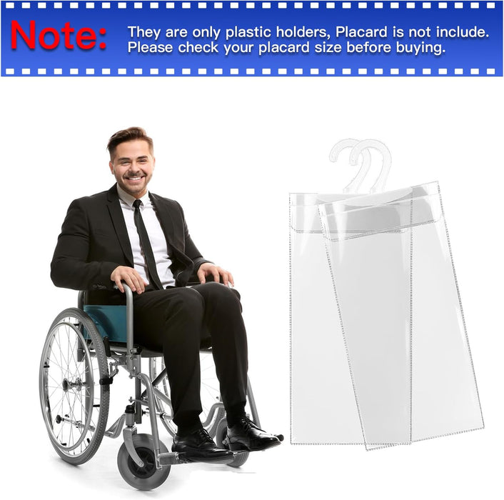 Soporte para carteles para discapacitados para automóvil, ultra transparente - Quierox - Tienda Online