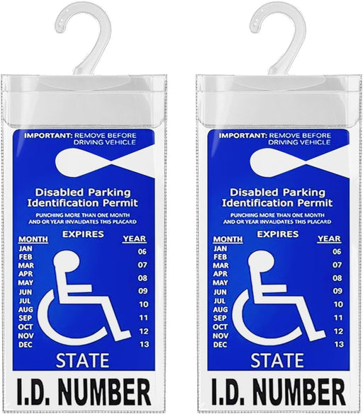 Soporte para carteles para discapacitados para automóvil, ultra transparente - Quierox - Tienda Online