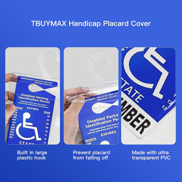 Soporte para carteles para discapacitados para automóvil, ultra transparente - Quierox - Tienda Online
