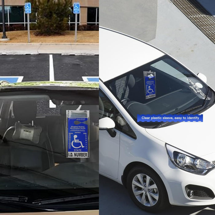 Soporte para carteles para discapacitados para automóvil, ultra transparente - Quierox - Tienda Online