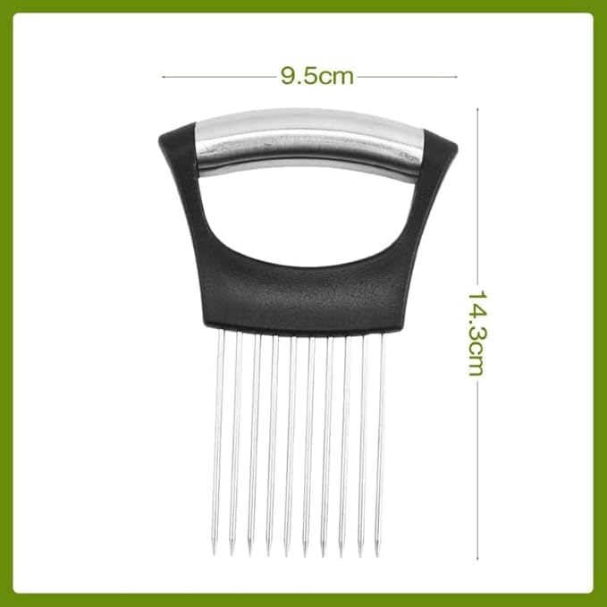 Soporte para cebollas, cortador de cebolla de acero inoxidable, para patatas, tomates, limones, aguacates - Quierox - Tienda Online