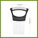 Soporte para cebollas, cortador de cebolla de acero inoxidable, para patatas, tomates, limones, aguacates - Quierox - Tienda Online