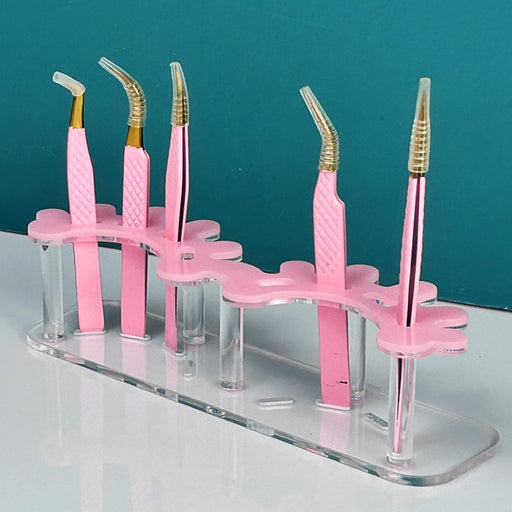 Soporte para pinzas de pestañas, 8 agujeros, soporte de almacenamiento de pinzas - Quierox - Tienda Online