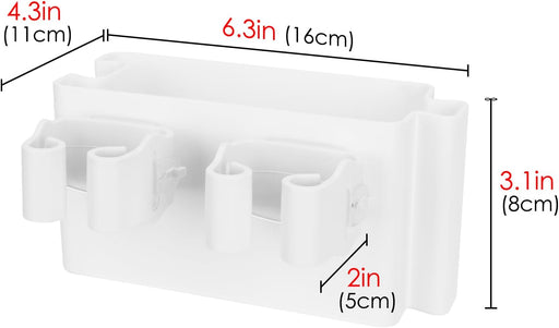 Soporte para rizador de pared, para alisador de cabello, organizador de almacenamiento - Quierox - Tienda Online