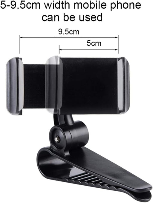 Soporte para teléfono móvil Asudaro para parasol de coche, soporte para teléfono móvil - Quierox - Tienda Online